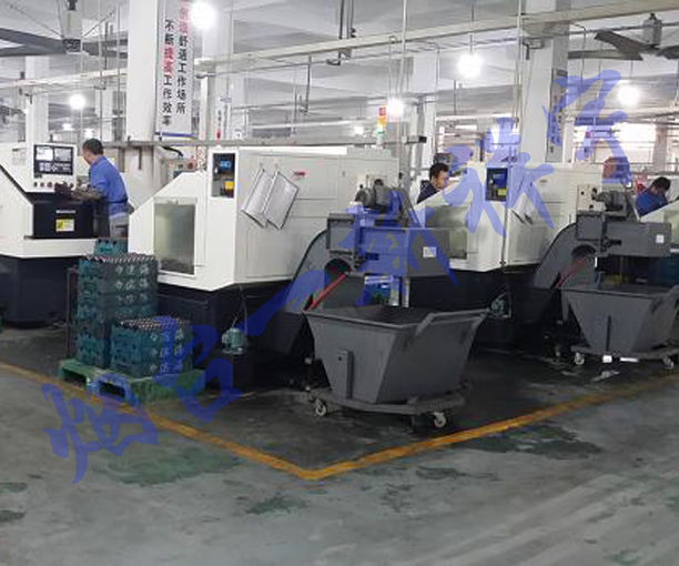 某汽車(chē)零部件公司排屑器使用現(xiàn)場(chǎng)